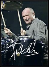 Phil Collins, Autographed, Cotton Canvas Image. Limited Edition (PC-2) 