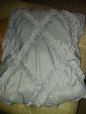 Lush Decor Gray Ruffle 54" x
