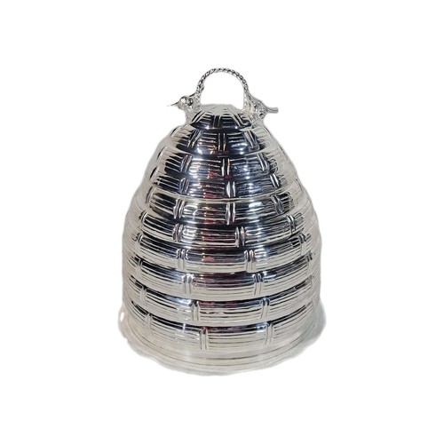 Silver plated beehive honey - silver,