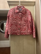 Oliver Bonas Patterned Jacket Size 10