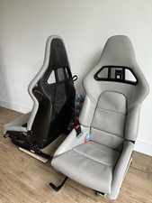PORSCHE carbon folding bucket seats Chalk Crayon 911 997 991 Boxster Cayman GT3