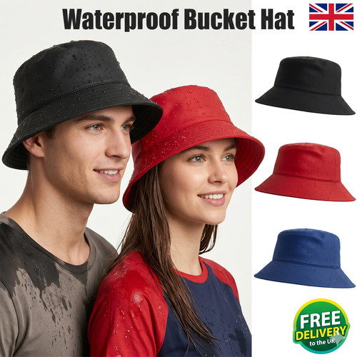 Waterproof bucket hat - waterproof, unisex