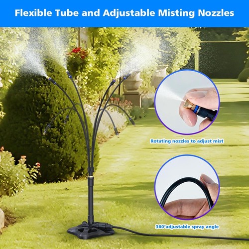 Outdoor misting cooling system - outdoor,