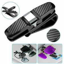 1x Vehicle Car Sun Visor Glasses Sunglasses Card Ticket Holder Clip Accessories
