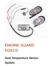 Twin Sensor Overheating Gauge Alarm Motorbike Quad Honda Kawasaki Yamaha Suzuki