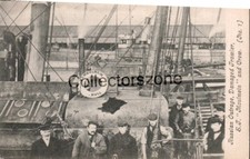 Hull Russian Navy Attack On Trawlers Damaged Boats Printed Postcard unposted v3