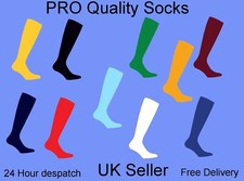 Plain Football Socks Kids Boys