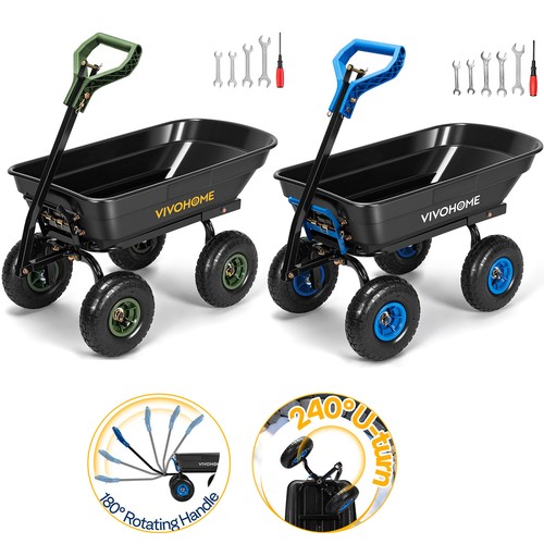 660lbs dump garden cart - dump,