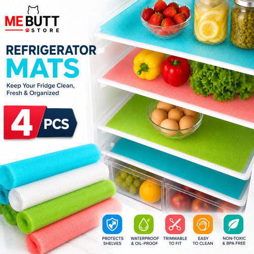 4pcs refrigerator mats - 4pcs,