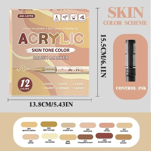 Skin tone acrylic - tone, paint