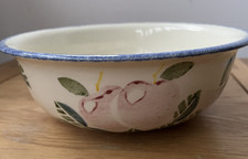 Poole Pottery Dorset Fruits Apples 8 3/4" Large Round Fruit Bowl Serving Bowl