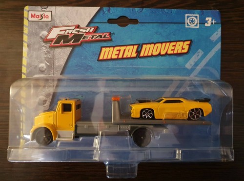 Maisto metal movers - movers,, yellow