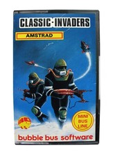 vintage CPC game amstrad BUBBLE BUS game amstrad CLASSIC INVADERS game PRE REL