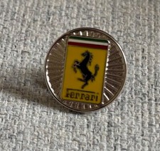 FERRARI Car Metal / Enamel Lapel Pin Badge