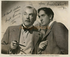 Sherlock Holmes- Basil Rathbone/Nigel Bruce Signed Pre Printed 10x8" Photo