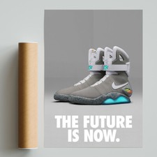 Nike Mag Limited Edition Sneaker Poster Art Print Air Max, Back To The Future