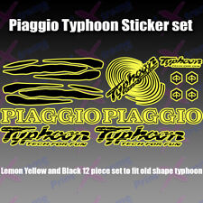 Piaggio Typhoon Tech for fun Decals/Stickers 50 80 125 172 183 LEMON AND BLACK
