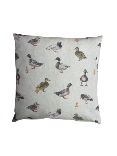 Mallard ducks linen zipped - mallard,