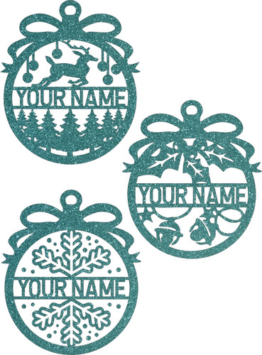 Personalised christmas bauble - christmas,