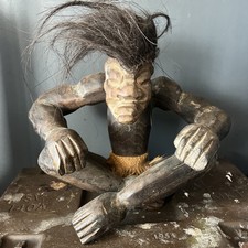 African tribal man figurine - tribal,