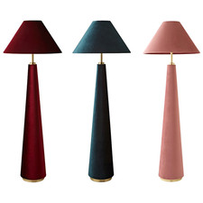 Velvet Midi Floor Lamp