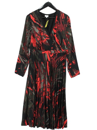 Linea wrap midi dress uk14 - wrap,