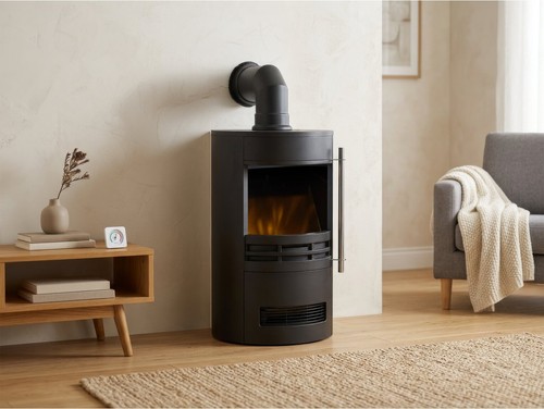Black electric cylinder - cylinder, stove