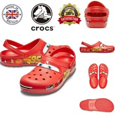 Lightning McQueen Crocs Clogs for Kids Adults Disney Cars Sandals Shoes Uk Size
