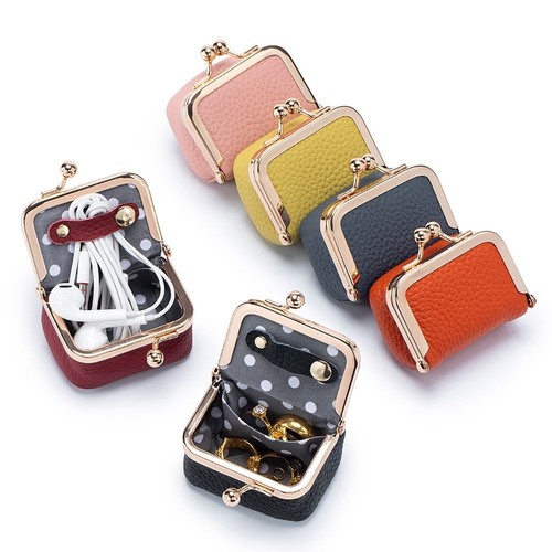 Leather small wallets kiss - small,