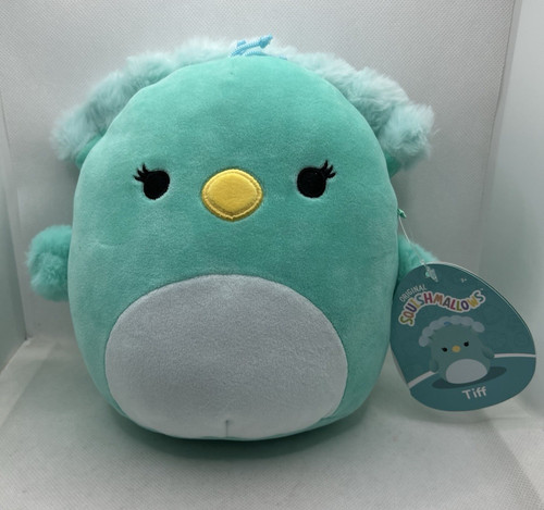 Peacock squishmallow tiff - squishmallow, blue