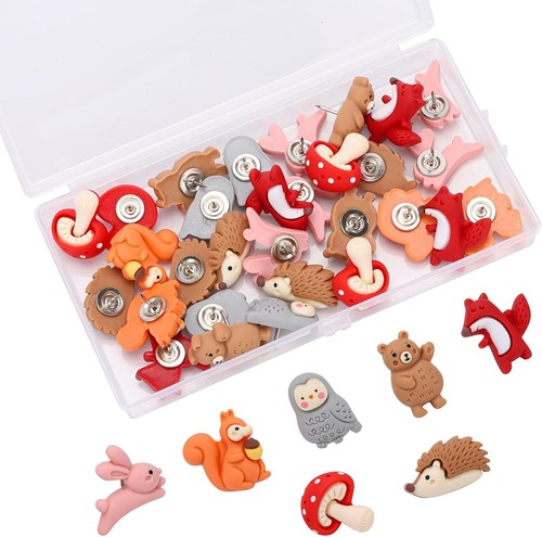 Pcs push pins cute - push, pins,