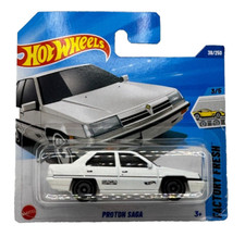 Hot Wheels Proton Saga White