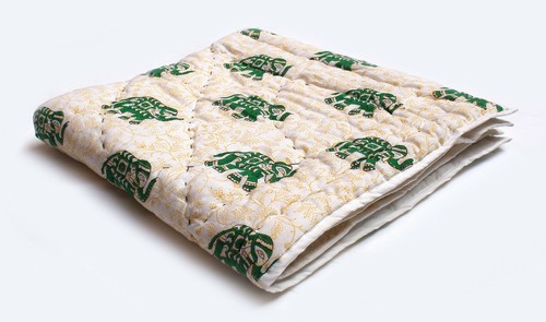 Indian green elephant - green,