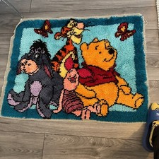 Completed Winnie the Pooh latch wall rug picture picture Large