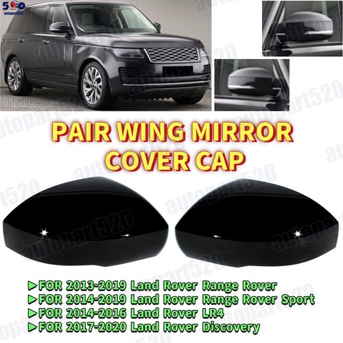 Gloss black wing mirror cover - mirror,