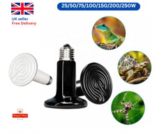 Ceramic Heat Bulb Lamp ES27 Reptile Incubator Pet 25W 50W 75W 100W 150W 200W 250