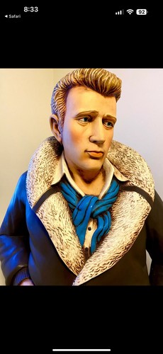 James dean life size statue - size,