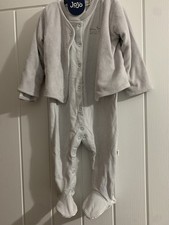 Born in 2025 sleepsuit and jacket mamas & papas 9-12 Months