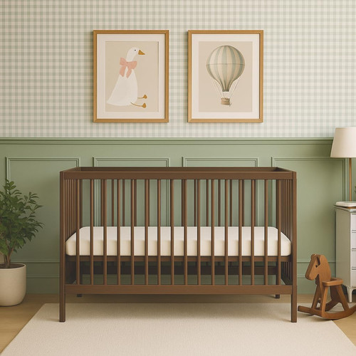 Mini walnut solid wood cot - solid,