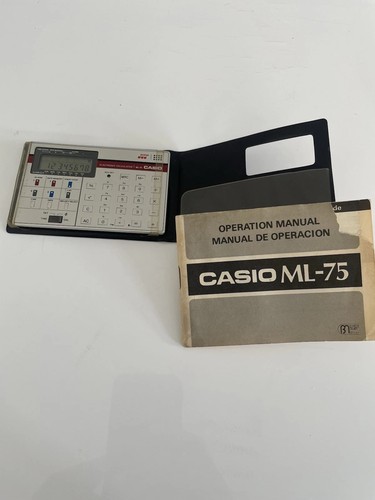 Casio vintage calculator - ml-75,