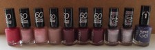 Small Job Lot of Rimmel of London Nail Paint/Varnish: 10 bottles: Unused