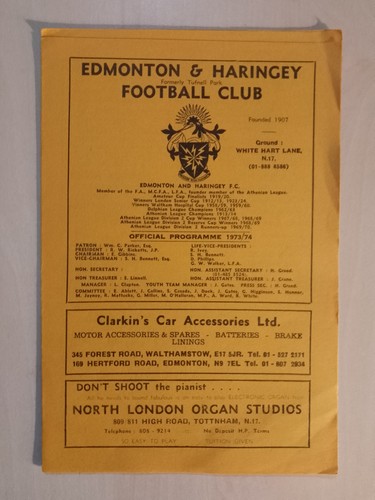Edmonton haringey v wembley - &,