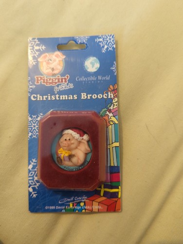 Piggin christmas brooch by - piggin,