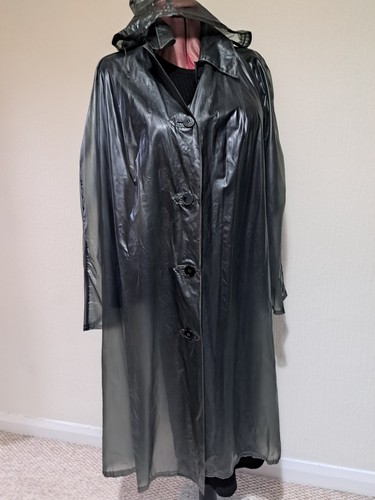 Pvc semi transparent grey