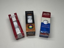 3 x Sleeves Unused Golf Balls inc Titlesit Pro V1 Srixon Distance Maxfli Noodle