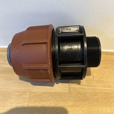 Plasson Male adaptor 63 Barrier x 2"