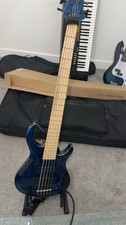 Marcus Miller Sire M2 5-String Bass Guitar Transparent Blue With Original box