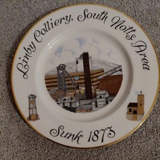 Linby Colliery, South Notts Area Limited edition Colliery memorabilia plate 