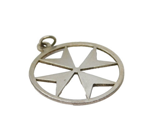 Sterling silver round cut - silver,