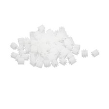 100pcs 8 Teeth 5mm Dia Plastic